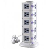 Vertical Secure Extension Multi Sockets